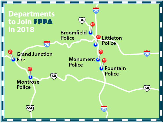 map of colorado with fire and police department callouts