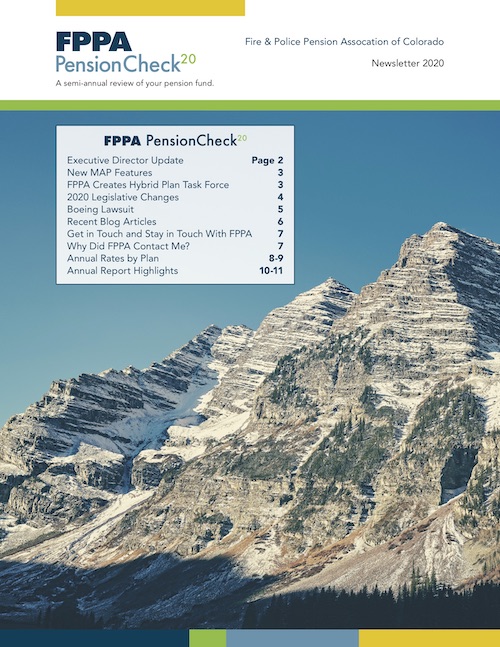 Cover page from PensionCheck 20